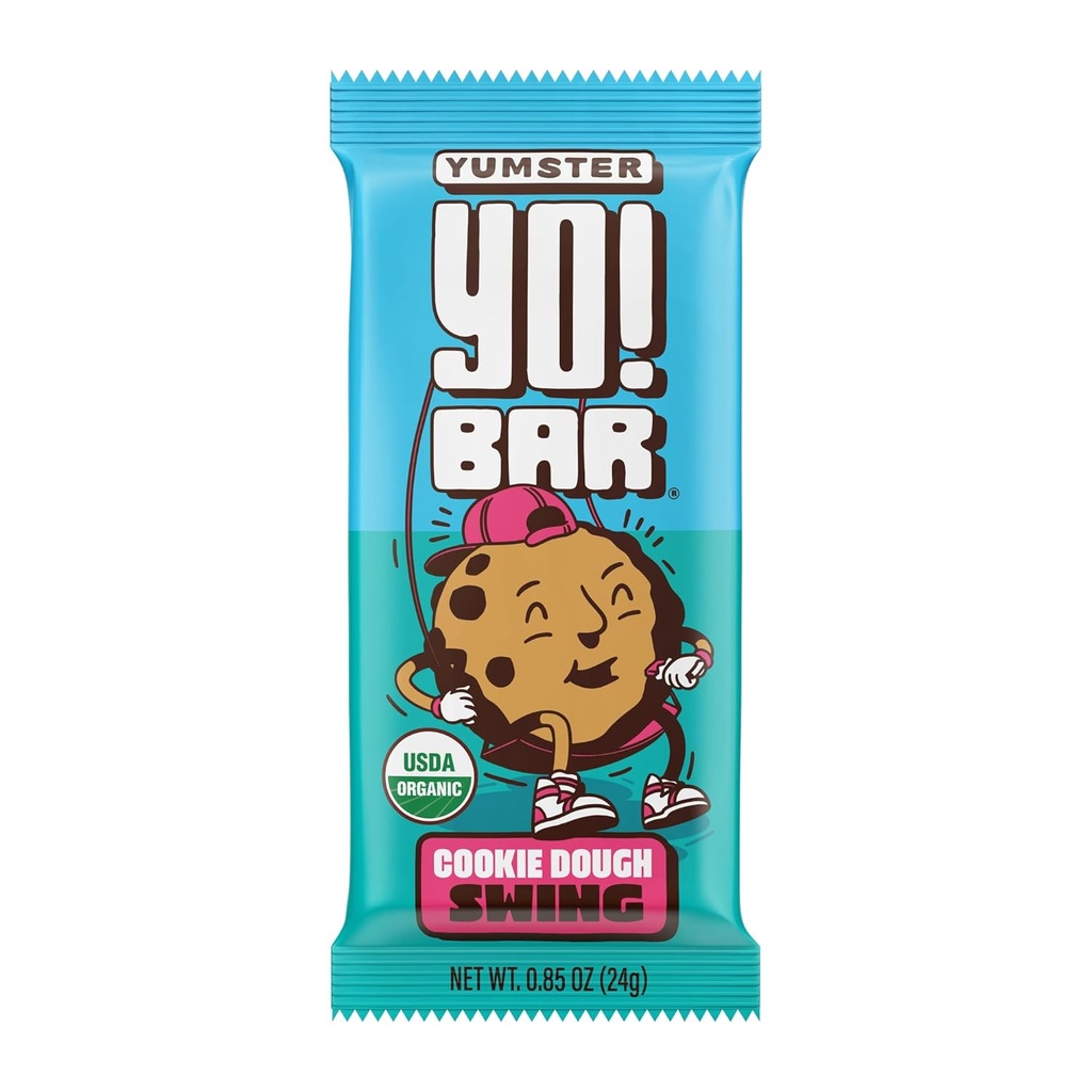Hej! Bar by Bearded Brothers Vegan Organic Kids Bar, Cookie Dough (25 Barov) - Gluten Free, Paleo and Whole 30 