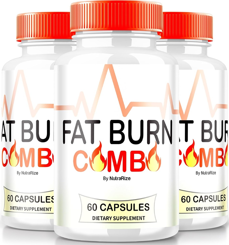 (3 balenie) Fat Burn Combo Kapsule, FatBurn Combo Keto Formula, Všetky prírodné chudnutie doplnok k dosiahnutiu zdravého vzhľadu tela, Keto Fitness pilulky, oficiálne recenzie (180 Kapsule)