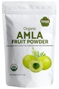 Organic Amla Fruit Powder, Amalaki Berry Powder, Trial balenie po 4 unca/112 gm, USDA Organic, Raw Superfood for Skin and Hair, Resealable Pouch of 4 oz