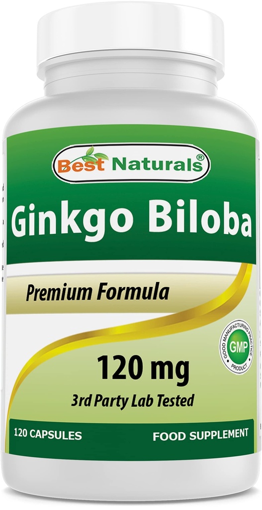 Najlepšie prírodné Ginkgo Biloba 120 mg 120 Kapsule