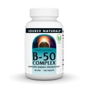 Zdroj Naturals B-50 Complex - Podpora výroby energie* - 50 mg - 100 tabliet
