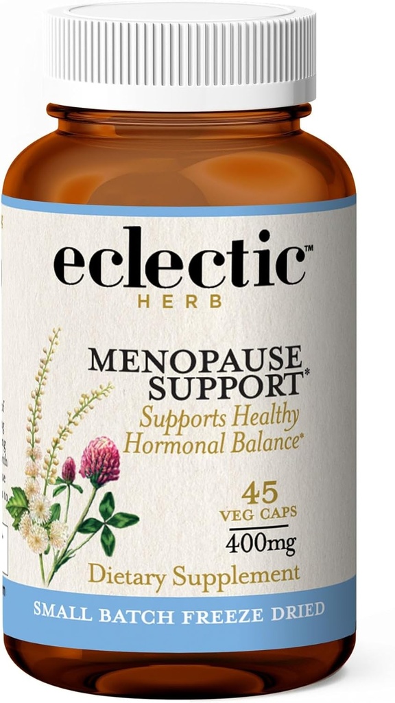 Eclectic Institute Raw Fresh Fresh Mrazenive-Dried Menopauza Support 45 CT (400 mg)