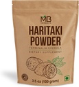 MB Herbals Haritaki Powder 3.5 oz / 100 Gram | Inknut Powder | Terminalia chebula | Harde | Chebulic Myrobalan | No Preservatives