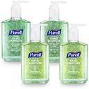 PURELL Advanced Hand Sanitizer Upokojujúci gél, čerstvá vôňa, 8 fl oz Pump fľaša (Pack of 4), 9674-06-ECDECO