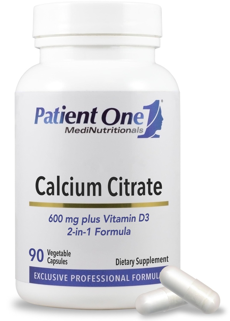 Pacient One Calcium Citrate Plus Vitamín D3 