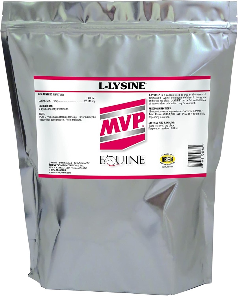 MVP L-Lysine (10lb) for Equine Muscle/Immune Support