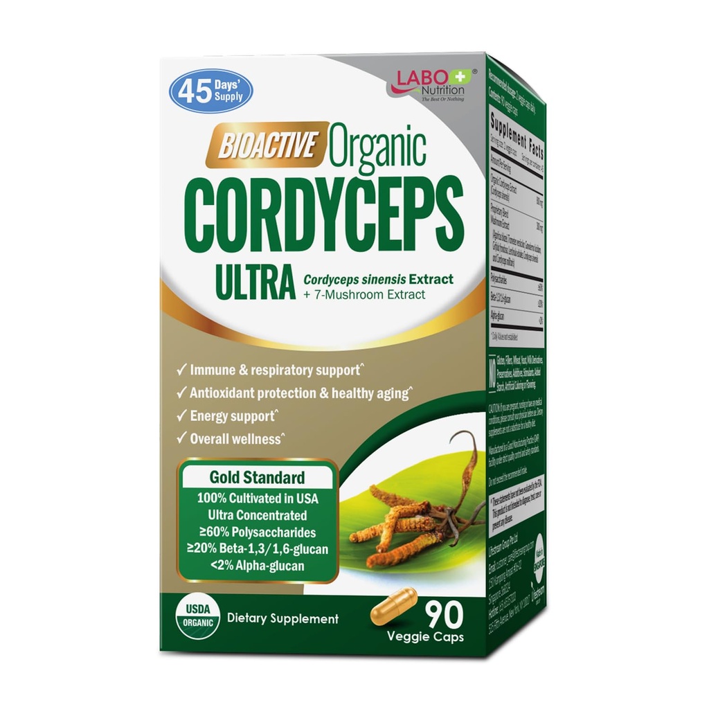 LABO Nutrition Bioactive Organic Cordyceps Ultra 