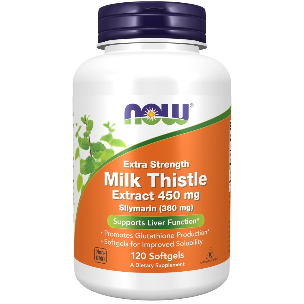Teraz Foods Doplnky, Silymarin Milk Thistle Extract, Extra sila 450 mg, 120 Softgels