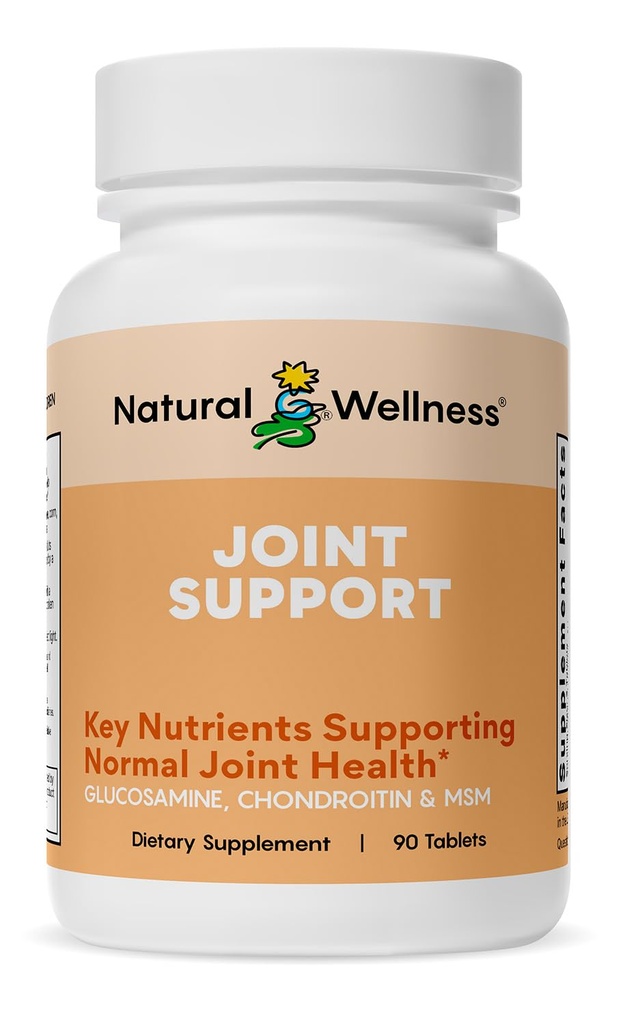 Prírodné wellness Glukozamín Chondroitín s MSM a Turmeric Supplement 