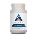 Ayush byliny Curcumin 97% - Curcumin Supplements, Premium Turmeric Root Supplement, Curcuminoids for Women & Men, Dospelí, Premium Joint Support, Strength & Vitality - 90 Vegetariánske kapsule (1 Počet)