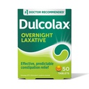 Dulcolax Stimulant Laxatívne tablety, predvídateľná a účinná úľava od zápchy, uľavuje cvičeniu a ohýbaniu, Bisakodyl 5 mg, počet 50