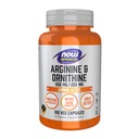 Športová výživa, arginín a ornitín 500/250 mg, aminokyseliny, 100 Veg kapsúl
