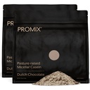ProMix Nutrition Casein Protein Powder - Grass-Fed, Pasture Rased, Slow Release 25g Micellar Casein - 5.4g BCAAs Gluten Free, Sugar Free, Soy Free - Chocolate, 5lb