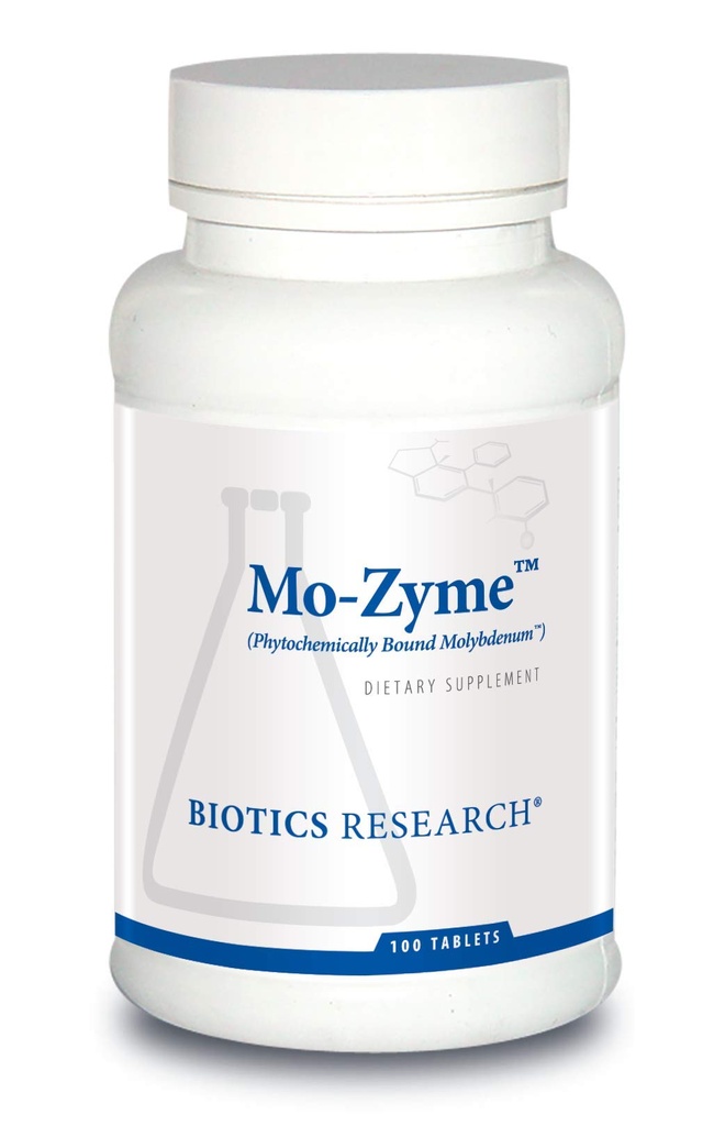 Biotics Research Mo- Zyme Mo- Molybdén 50 mikrogramov, Podpora pečene, Detoxikácia, Essential Trace Element, Zdravý metabolizmus, Antioxidant Podpora 100 tabliet