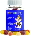 Gummi King Vitamín D Supplement, Strawberry/Lemon/Orange/Grape/Cherry/Grapefruit, 60
