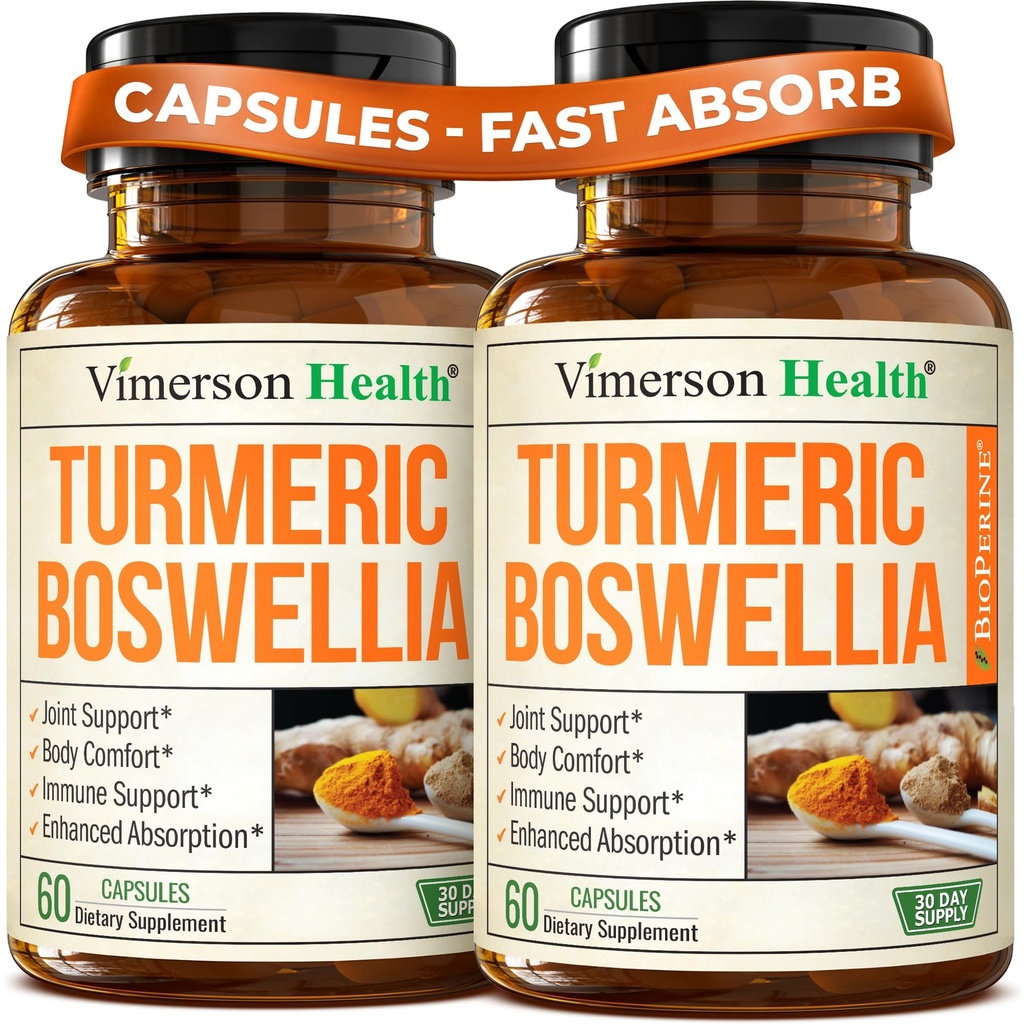 Boswellia Serrata Turmerica doplnok pre spoločnú podporu a zápal rovnováhy 