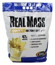 Gaspari Nutrition Real Mass: Advanced Weight Gainer, Protein and Complex Carb Blend, 50g Protein, 16g EAA, Gluten-free, 12 libier (Vanilla Milkshake)