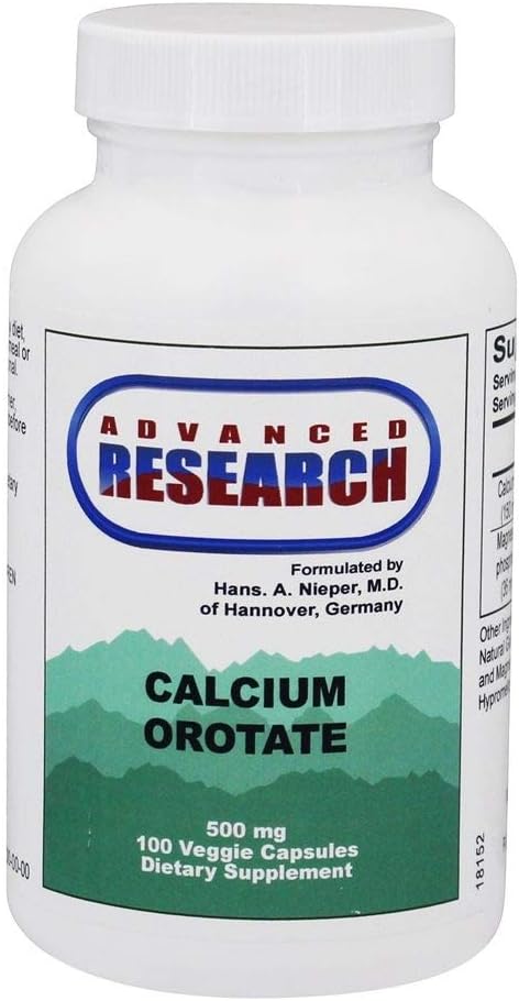 Dr. Hans Nieper Calcium Orotate Kapsule, 100 Počet