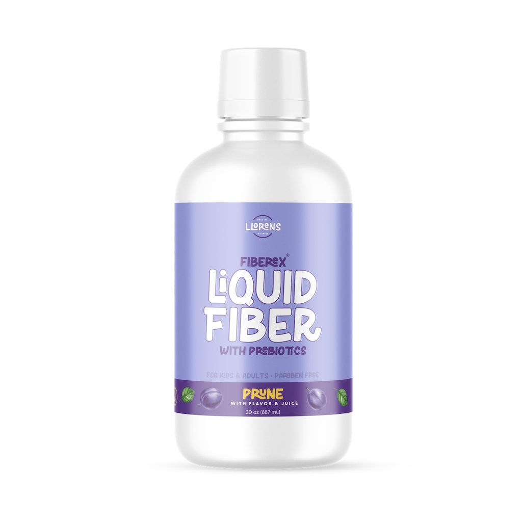 LLORENS FARMACEUTICKÉ Tekuté vlákno 15 Grams Rozpustné vlákno, bez cukru, Pravidelnosť a mäkké nástroje - Prúdová chuť - 30 FL oz
