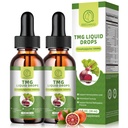 TMG Doplnky 1000MG - Trimethylglycín Tekuté kvapky, betaín vysoká absorpcia, podporuje metyláciu, wellness a kognitívne pečeň, non-GMO, Vegan, Krvavá Orange Flavor, 1 Fl.Oz (2 balenie)