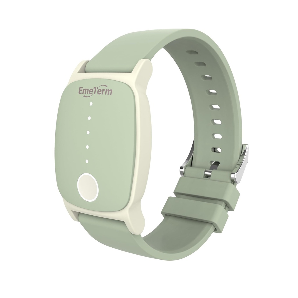 EmeTerm Explore FDA-Cleared Anti-Nauzea Wristban IP67 vodeodolný ranný pohyb Choroba Relief Pásmo Relief Classic Trap Design Drug Free Non-drowsy bez vedľajších účinkov Mint Green