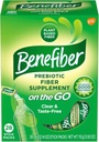 Benefiber Fiber Supplement on the Go Stick Packs for Convenient Use 28 Stick Packs per Box (1 Box Iba)