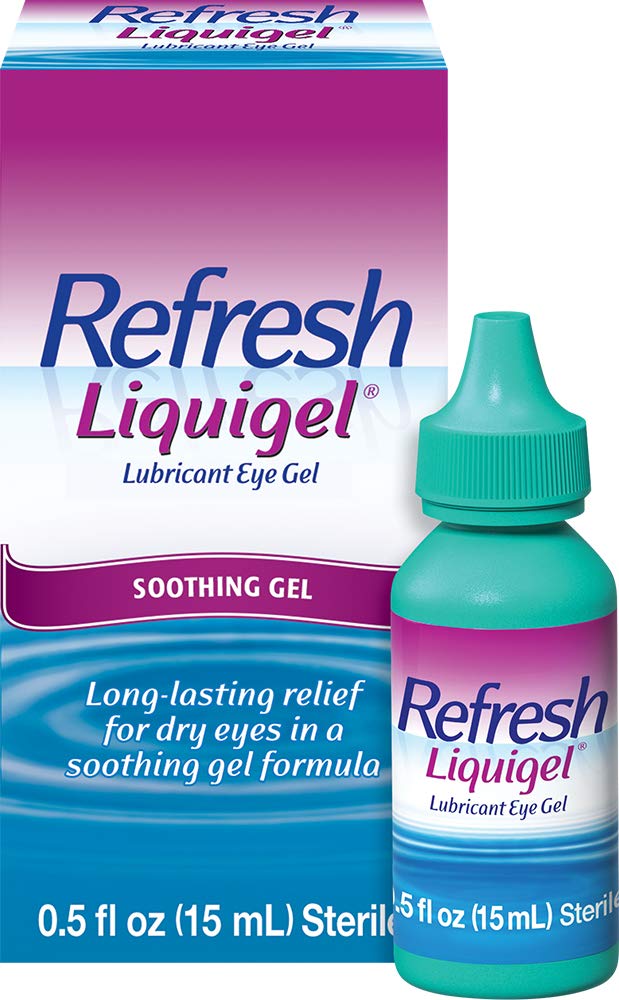 Refresh Liquigel Lubricant Eye Gel Drops, 0,5 Fl Oz Sterilné