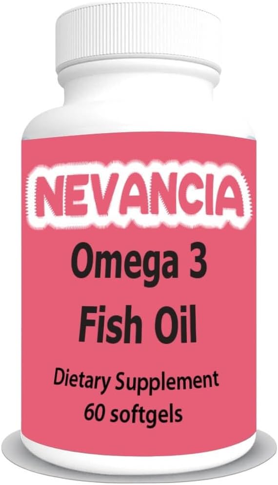 Omega-3 rybí olej s vysokým obsahom DHA & EPA, 1200 mg Omega-3, Ultra potentný, podporuje zdravie srdca a mozgu, prírodná citrónová príchuť, 60 softgelov