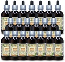 Kava Kava (Piper Methysticum) Tinktúra, sušený koreňový tekutý extrakt (názov rastliny: bylinnáTerra, hrdo vyrobené v USA) 20x4 fl.oz (20x120 ml)