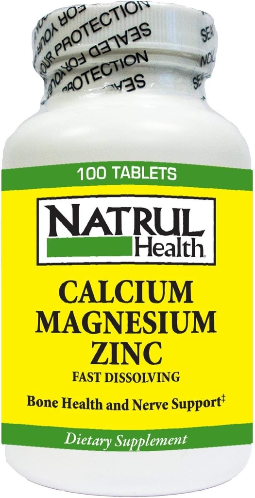 NAT-Rul Zdravie Vápnik / Magnesium Plus Zinkové tablety - 100 Ea