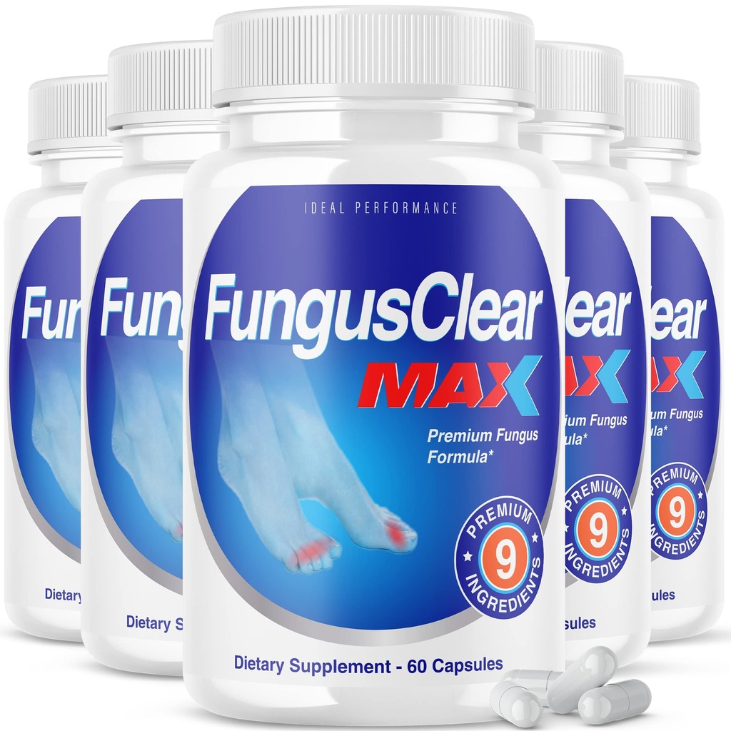 IDEAL VÝKON (5 balení) Fungus Clear Max Toenail Tabletky (300 kapsúl)