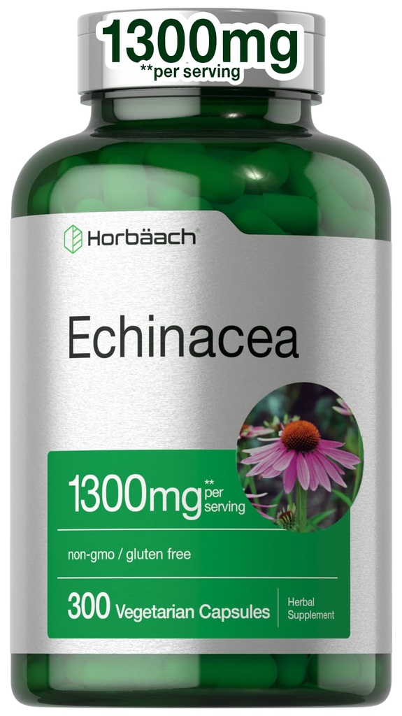 Horbäach Echinacea Extract Kapsule 1300mg 