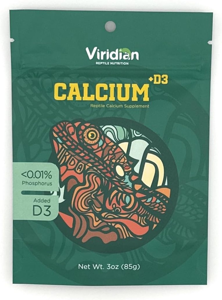 Viridian plaz - plazivý vápnik doplnok s D3 (3, Ounces)