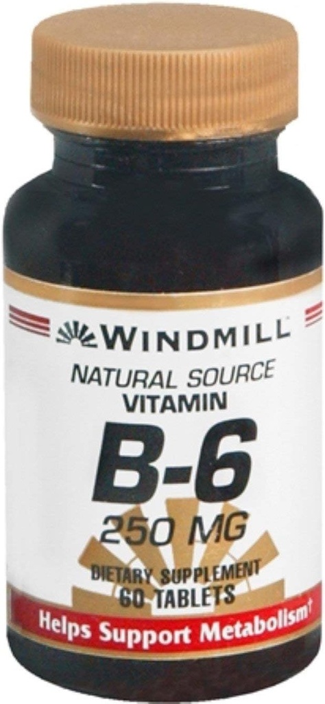 Windmill Vitamín B-6 250 mg tablety 60 tabliet (balenie 3)