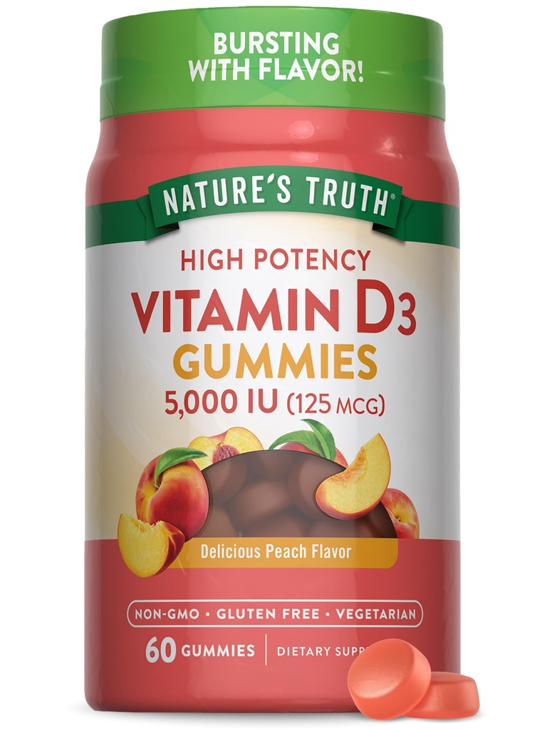 Pravda prírody vitamín D3 Gummies 