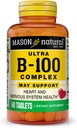 MASSON NATURAL Ultra B- 100 Complex - Zdravé srdce a nervový systém, Zlepšuje imunitnú funkciu a energetický metabolizmus, 60 tabliet