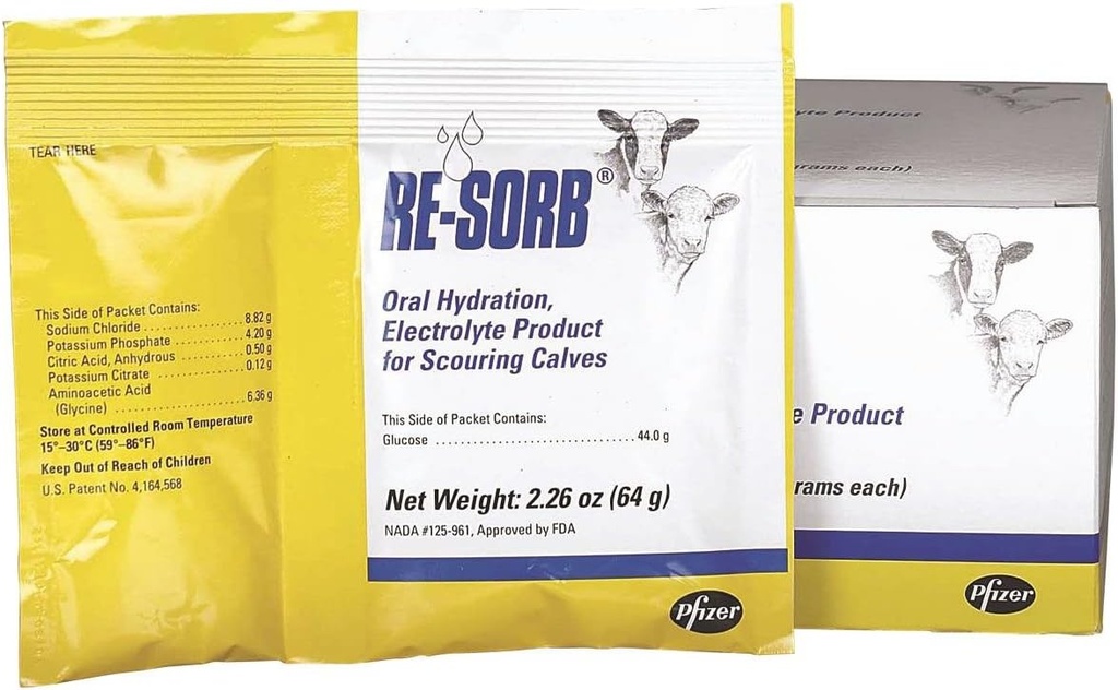 ZDRAVIE ZVIERAT PFIZER 8142 Resorb Electrolyte Packet, 64g