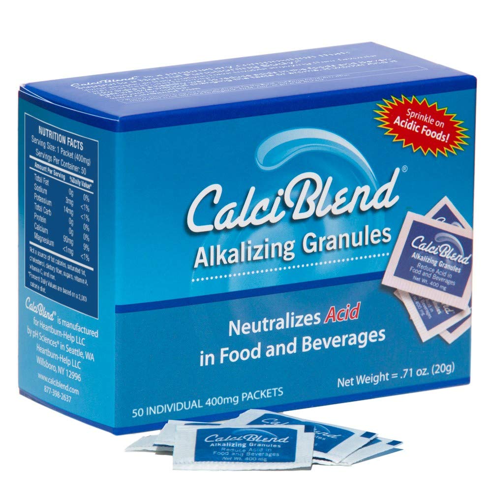 Alkalizačné granulát 50 balenie Box - potraviny a nápoje Kyseliny Redukcia - Podporuje trávenie a močových ciest zdravie, obnovuje elektrolyty, Aids pH Balance - All-Natural, Cukor a bez kalórií