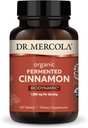 Dr. Mercola Biodynamické organické kvasené škorica - podporuje metabolické zdravie - High-Flavonoid škorica extrakt - USDA Organic, Non-GMO, Gluten-Free & Soy-Free - 90 tabliet