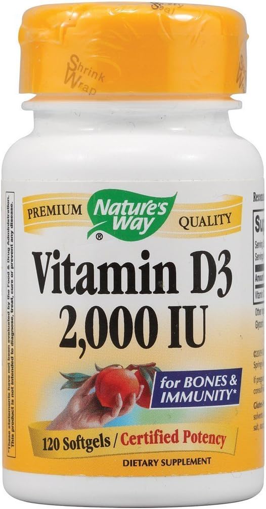 Spôsob prírody Vitamín D-3 2000 IU 120 softgel