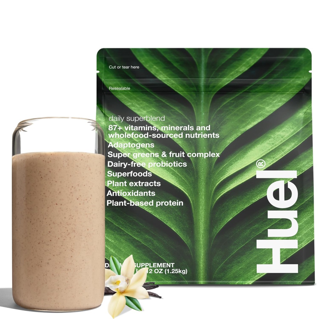 Huel Daily Superbled Powder Vanilla 25g Plant Based Protein 