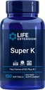 Rozšírenie života Super K, 150 Softgels, s vitamínom K1 a K2 - MK4 & MK7