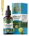 HERBAMAMA Adrenal Support Liquid Drops - Vegan Adrenal Tinture with Ashwagandha Root & Rhodiola Rosea Extract - Non-GMO, Alkohol & Supplement bez cukru - 28-Deň dodávky