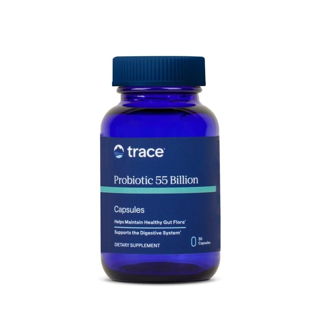 Trace Minerals Research Probiotic 55 miliárd 10 kmeň, 30-Ounce