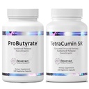 Tesseract Medical Research ProButyrate Gut Health Supplement, Butyric Acid Complex & TetraCumin SR Joint Support Supplement, Trvalé uvoľnenie