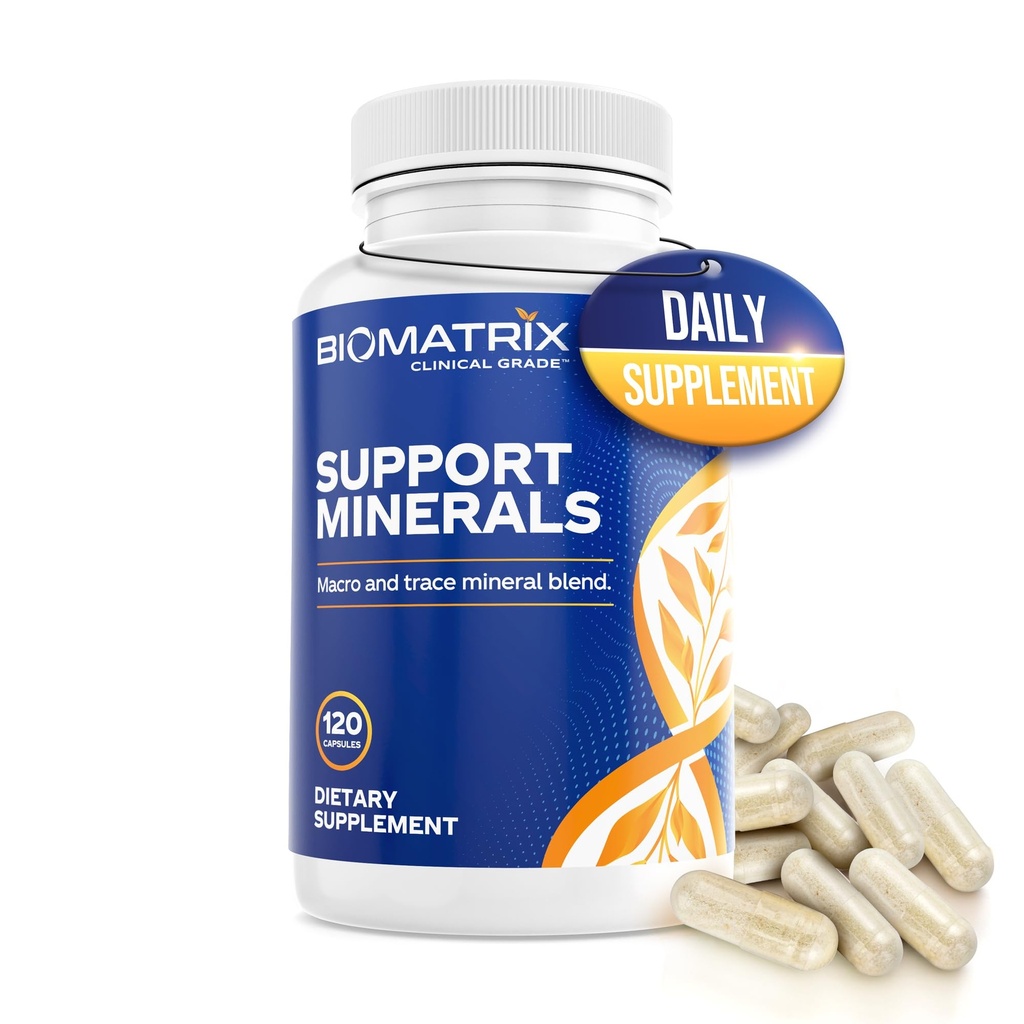 BioMatrix Minerálny doplnok pre mužov a ženy, oneskorené minerály 