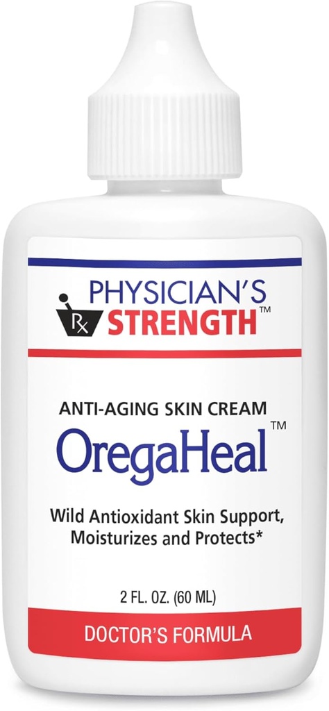 Sila oregaHeal krém lekára - 2 fl oz - Anti-Aging kožné krém - Wild Antioxidant Podpora kože - Hydratuje a chráni - Vhodné pre všetky typy pleti