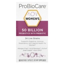Probiotiká ProBioCare pre ženy, 50 miliárd CFU Multi-kmeňové probiotické doplnok, Podpora Tráviace, Imunita, Dýchacie, a Vaginálne zdravie pre ženy, bez lepku, 60 Kapsule
