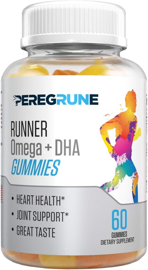 Runner Omega 3, 6, a 9 Gummies Plus DHA - Denné spustenie doplnky 