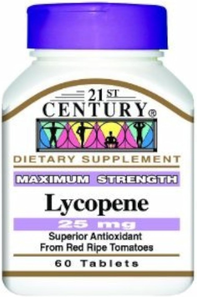 LYCOPENE , maximálna sila, 25 mg, TRIPLE HODNOTA BALENIE (3X 60 TABLIET) do 21. storočia